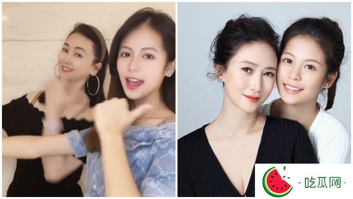 54岁翁虹近况曝光，现身路边小店买零食，女儿身材高挑惹眼