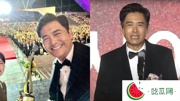 周润发现身商场惹哄动！遭大批粉丝包围，一动作显大将之风
