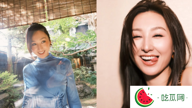 高海宁吊带低胸露背晚装疑“离罩”陷走光边缘！凹凸有致身材好吸睛