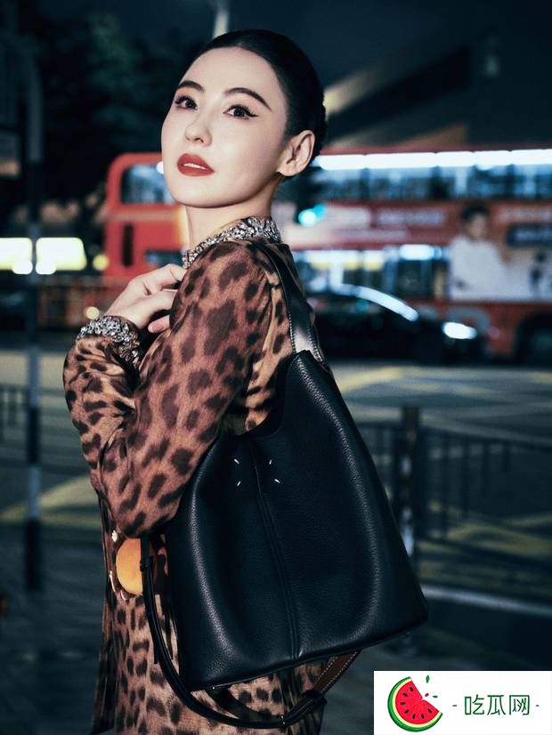 复古豹纹裙配维港风情，张柏芝港风经典穿搭梦回《喜剧之王》