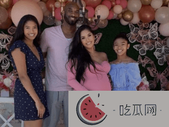瓦妮莎晒科比6年前照片，带3个女儿游公园，5岁的小女儿很像父亲