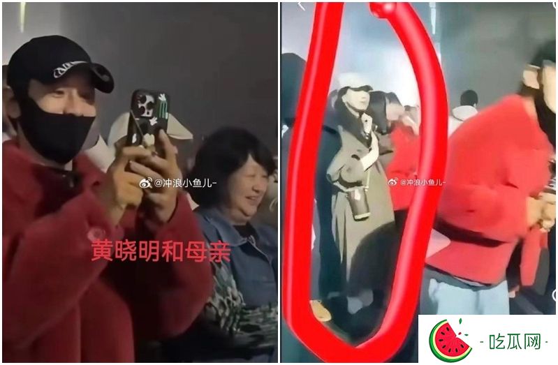 近日网络疯传黄晓明和叶珂假分手，大年初五还在福建一起看游神，但却有网友反驳是谣传。（图／摄自微博）