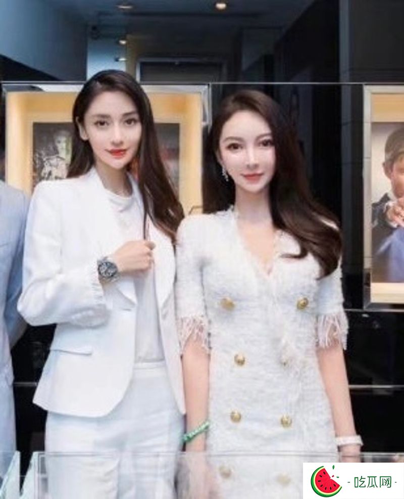 Angelababy（左）与叶珂（右），过去曾同框合照。