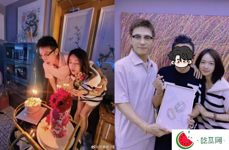 吴谨言、洪尧新婚派对甜蜜画面曝。