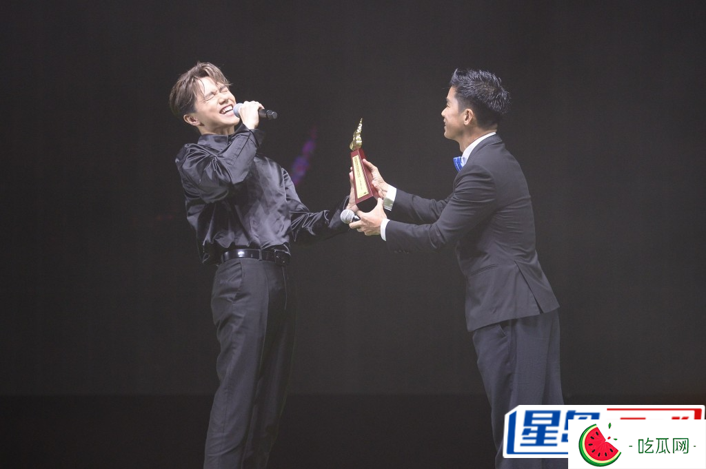 张敬轩今年1月1日获得「叱咤乐坛我最喜爱的男歌手」。