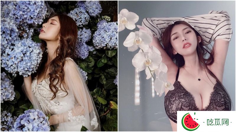 台湾超火辣人妻，谢薇安晒超凶事业线，自爆怀孕涨成i级