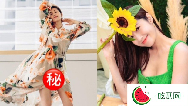 陈自瑶花裙性感写真，大秀修长美腿，险走光