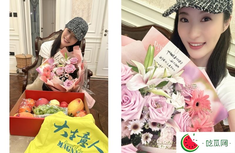 林夏薇透露陈晓最近看起来没有不开心的样子。（图／翻摄自rosinalam IG）