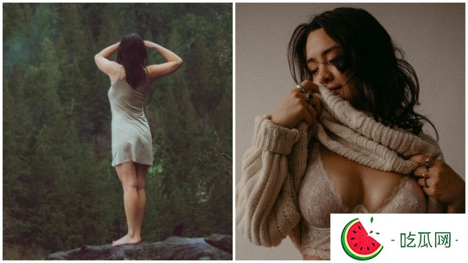 钟丽缇大女半裸庆祝世界地球日，傲人上围与大自然融为一体