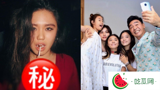 钟镇涛18岁爱女亭亭玉立，IG束胸晒腿老爸都看不下去？