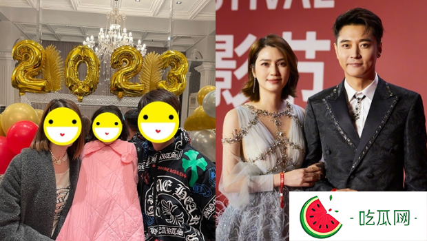 洪欣罕晒全家照为爱女庆生日，表情出卖同“出轨”老公关系