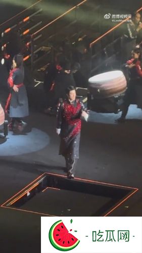 王力宏险些跌落舞台的画面曝光。
