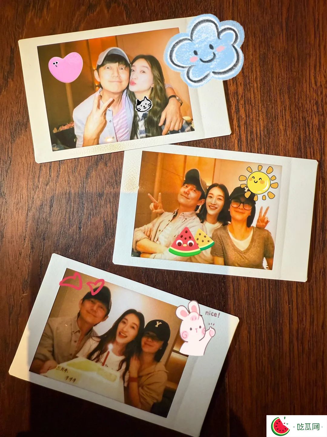 何炅谢娜为李小冉庆生 李小冉晒贴脸照
